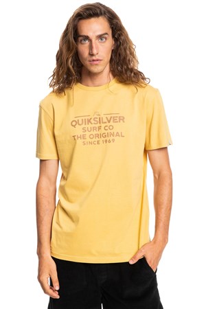 Quiksilver Feeding Line Erkek Tişört EQYZT06659 Sarı