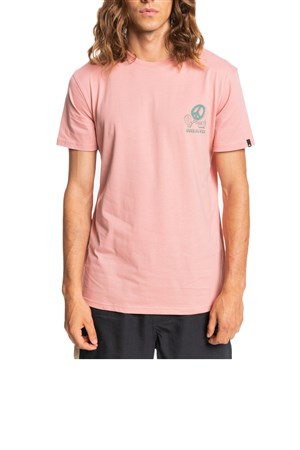Quiksilver New World Erkek Tişört EQYZT06661 Pembe