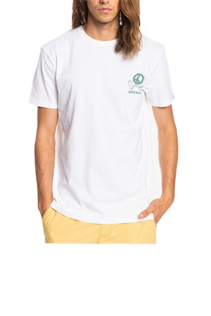 Quiksilver New World Erkek Tişört EQYZT06661 Beyaz