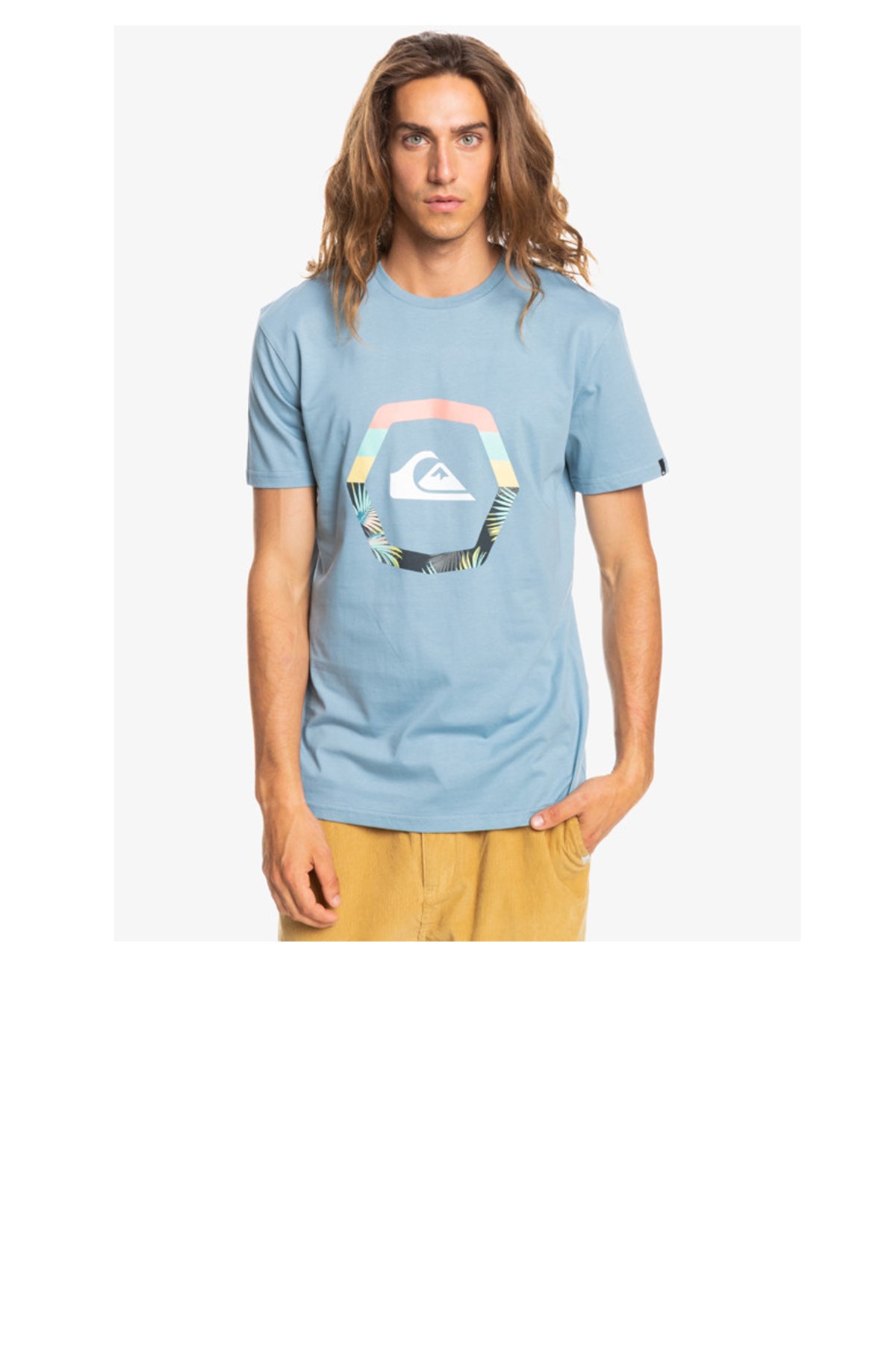 Quiksilver Uprise Erkek Tişört EQYZT06663-BJN0 Lacivert