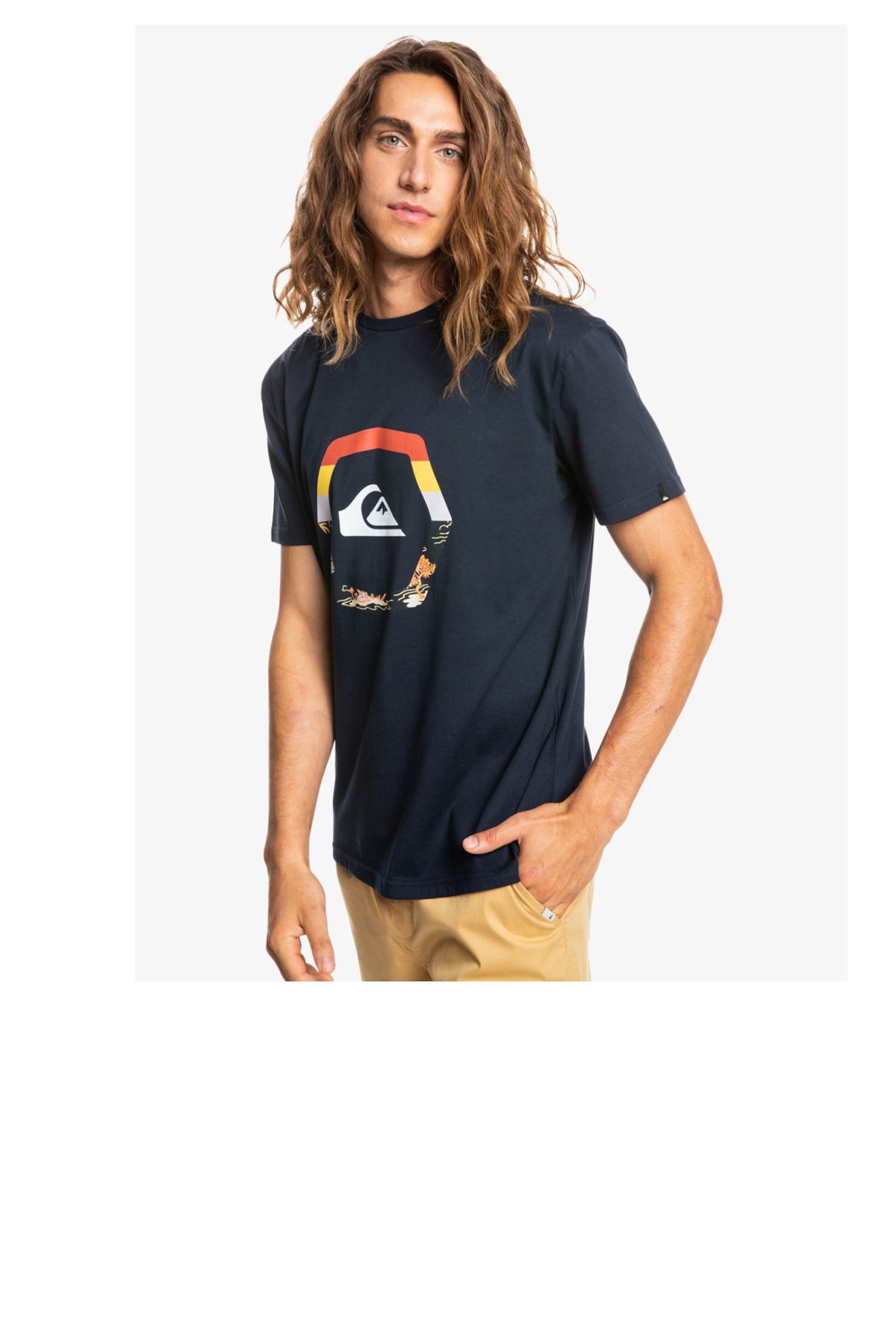 Quiksilver Uprise Erkek Tişört EQYZT06663-BYJ0 Lacivert
