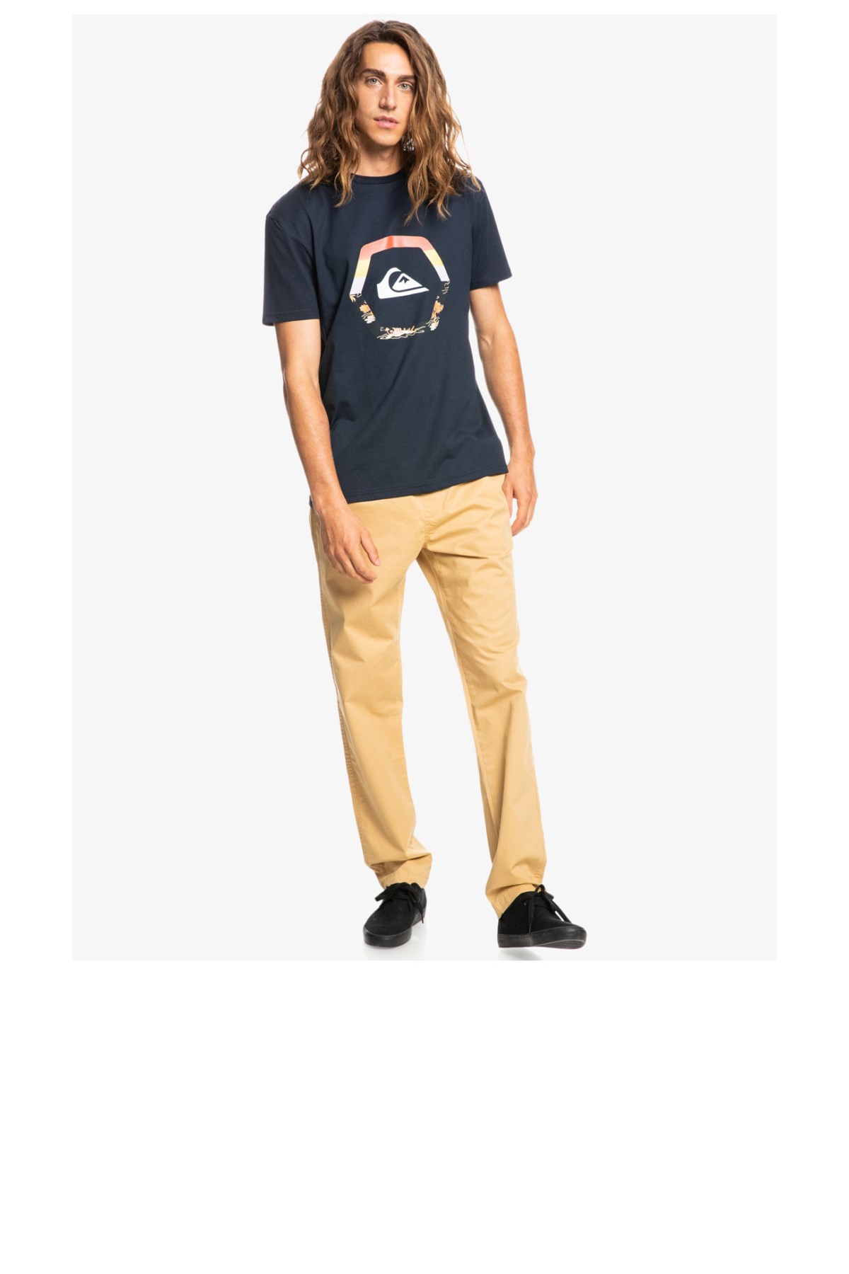 Quiksilver Uprise Erkek Tişört EQYZT06663-BYJ0 Lacivert