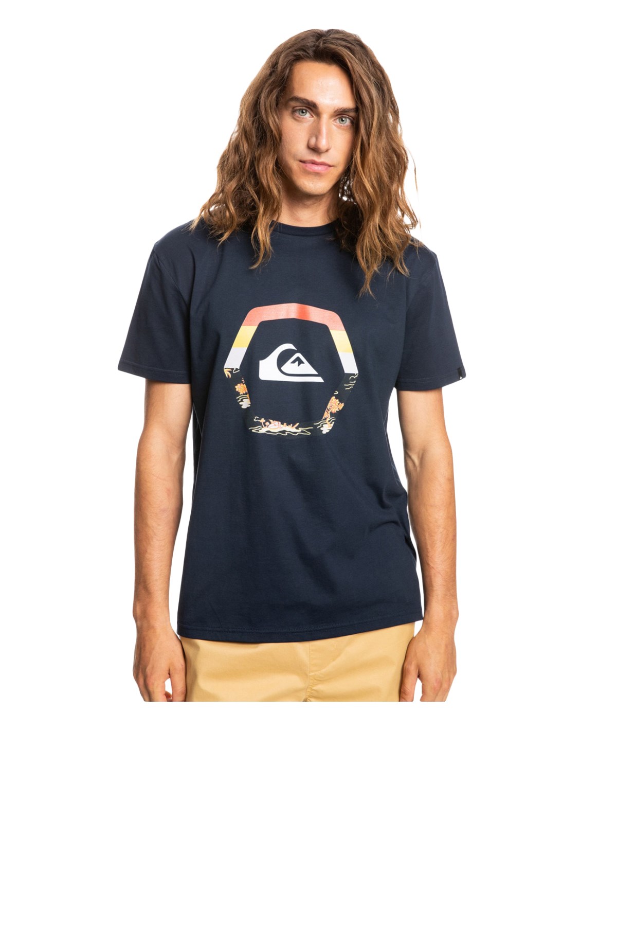 Quiksilver Uprise Erkek Tişört EQYZT06663-BYJ0 Lacivert