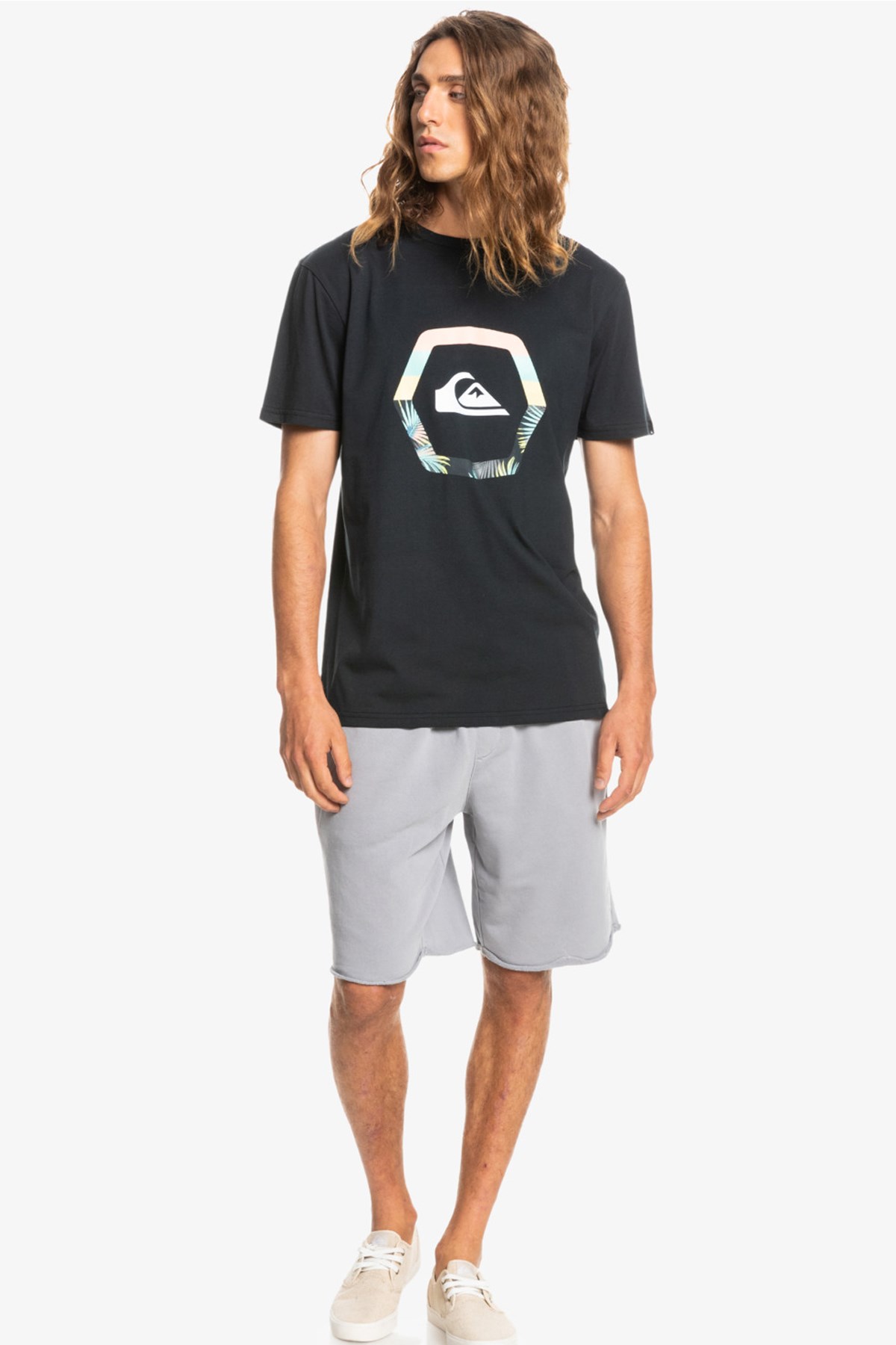 Quiksilver Uprise Erkek Tişört EQYZT06663 Siyah