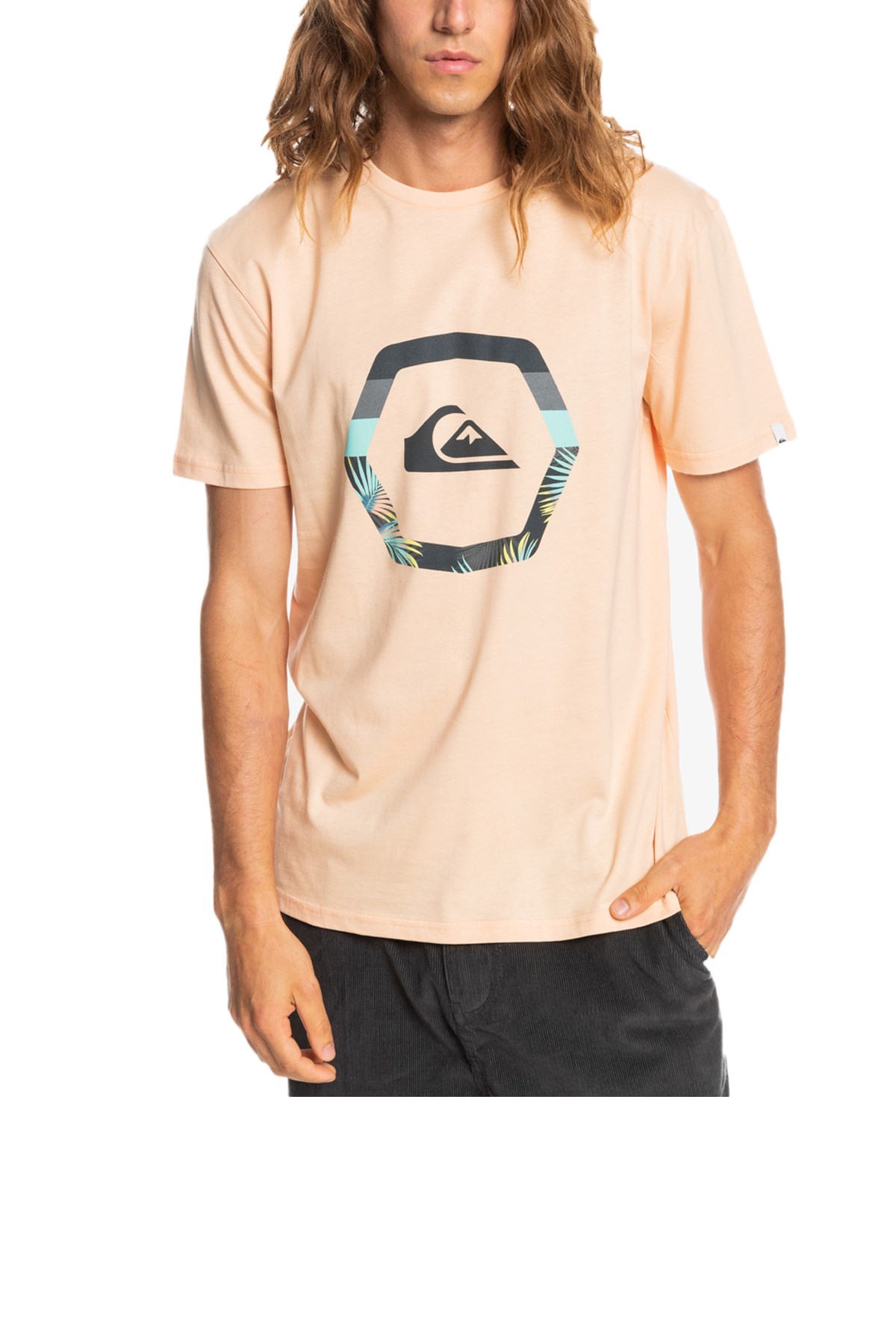 Quiksilver Uprise Erkek Tişört EQYZT06663 Ekru