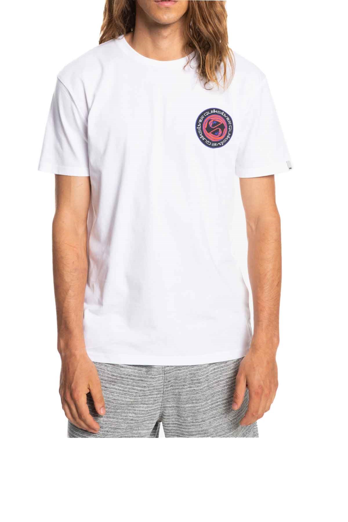 Quiksilver Circle Game Erkek Tişört EQYZT06665 Beyaz