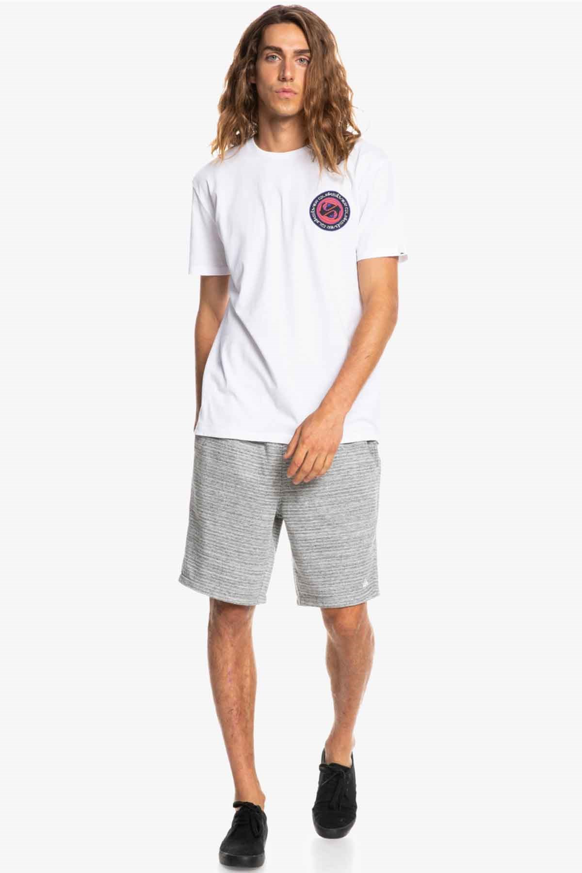 Quiksilver Circle Game Erkek Tişört EQYZT06665 Beyaz