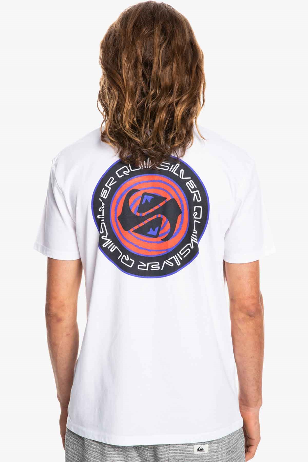 Quiksilver Circle Game Erkek Tişört EQYZT06665 Beyaz