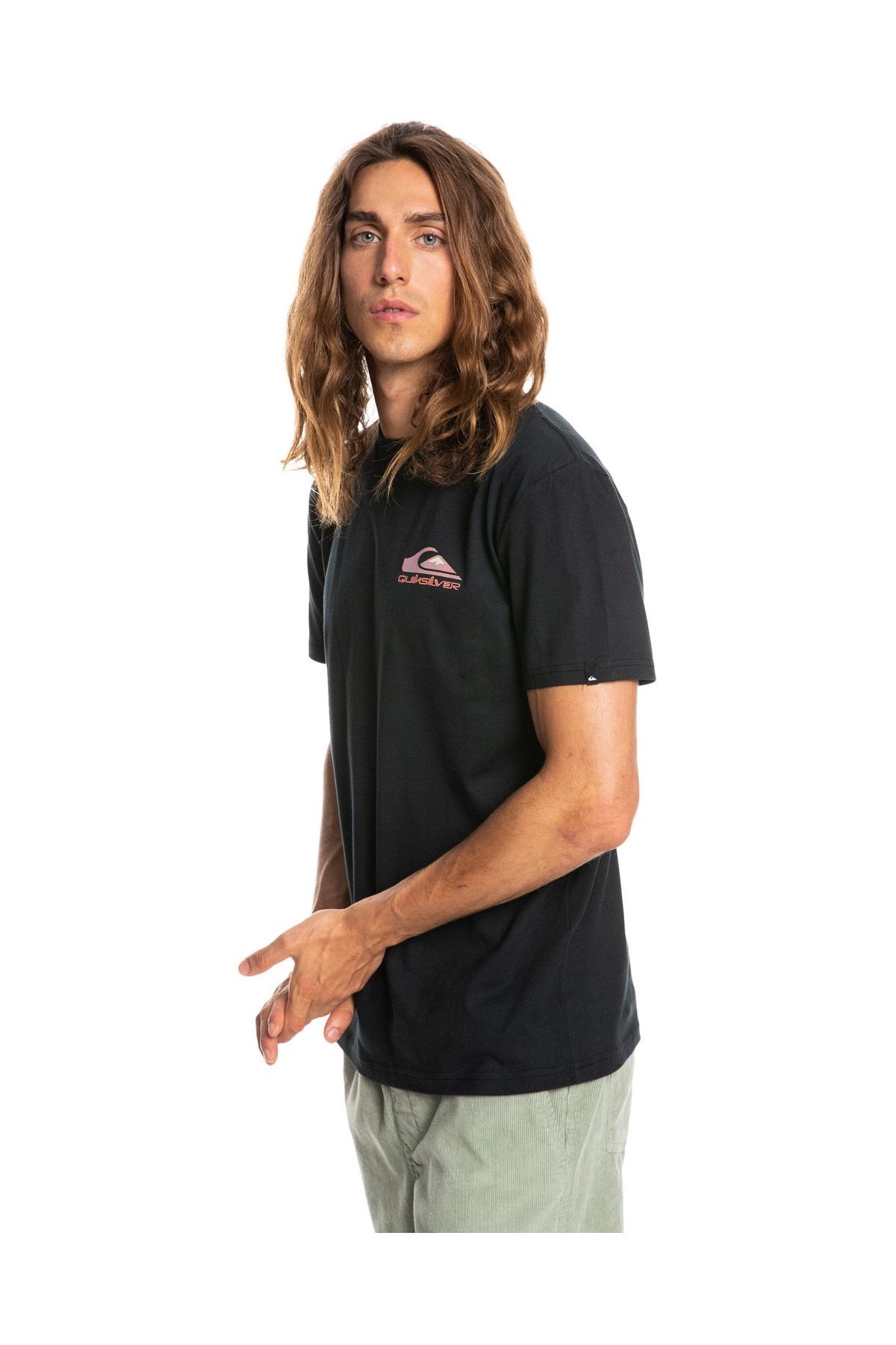 Quiksilver Wary Eye Erkek Tişört EQYZT06666 Siyah