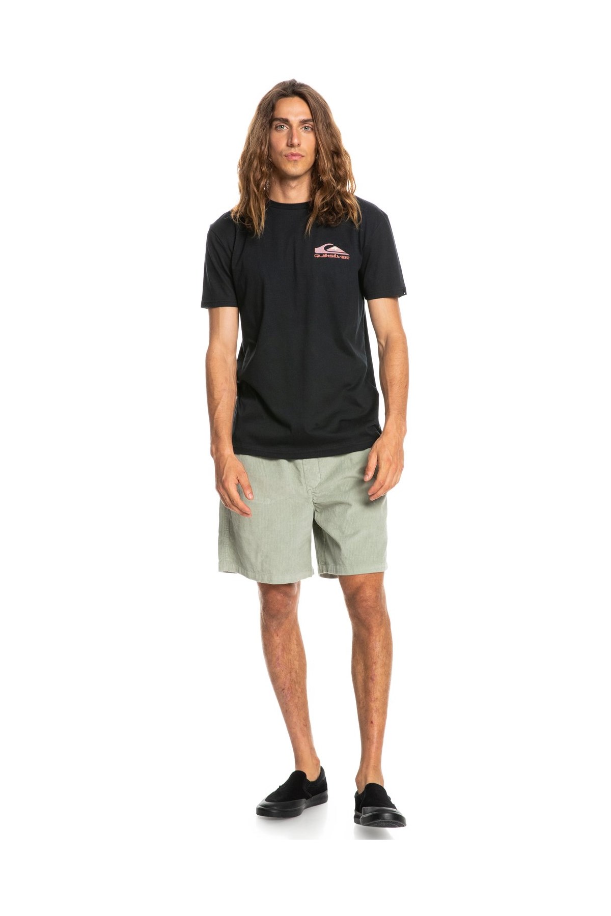 Quiksilver Wary Eye Erkek Tişört EQYZT06666 Siyah