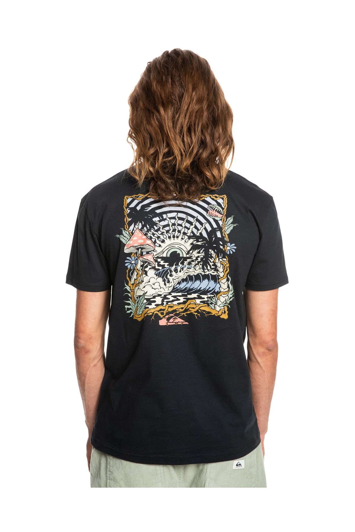 Quiksilver Wary Eye Erkek Tişört EQYZT06666 Siyah