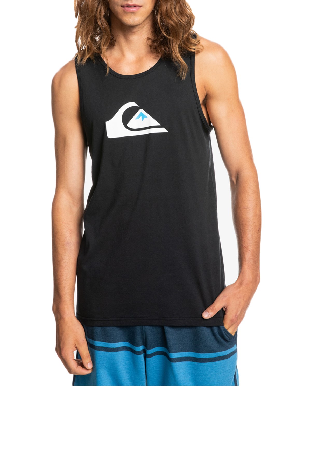 Quiksilver Comp Logo Erkek Atlet EQYZT06675 Siyah