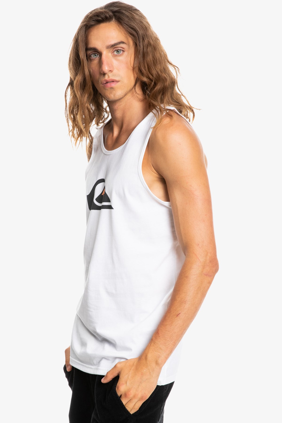 Quiksilver Comp Logo Erkek Atlet EQYZT06675 Beyaz
