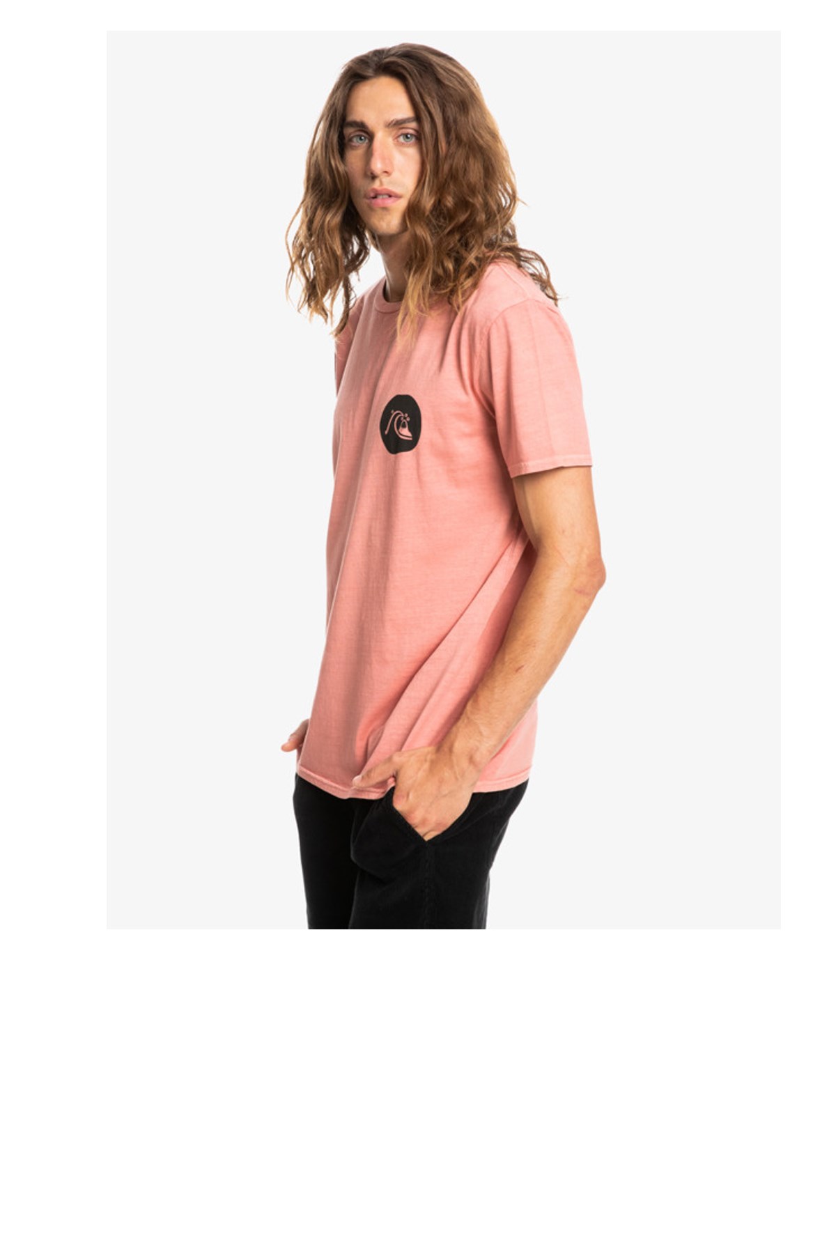 Quiksilver Be Still Ss Erkek Tişört EQYZT06685-MHW0 Pembe