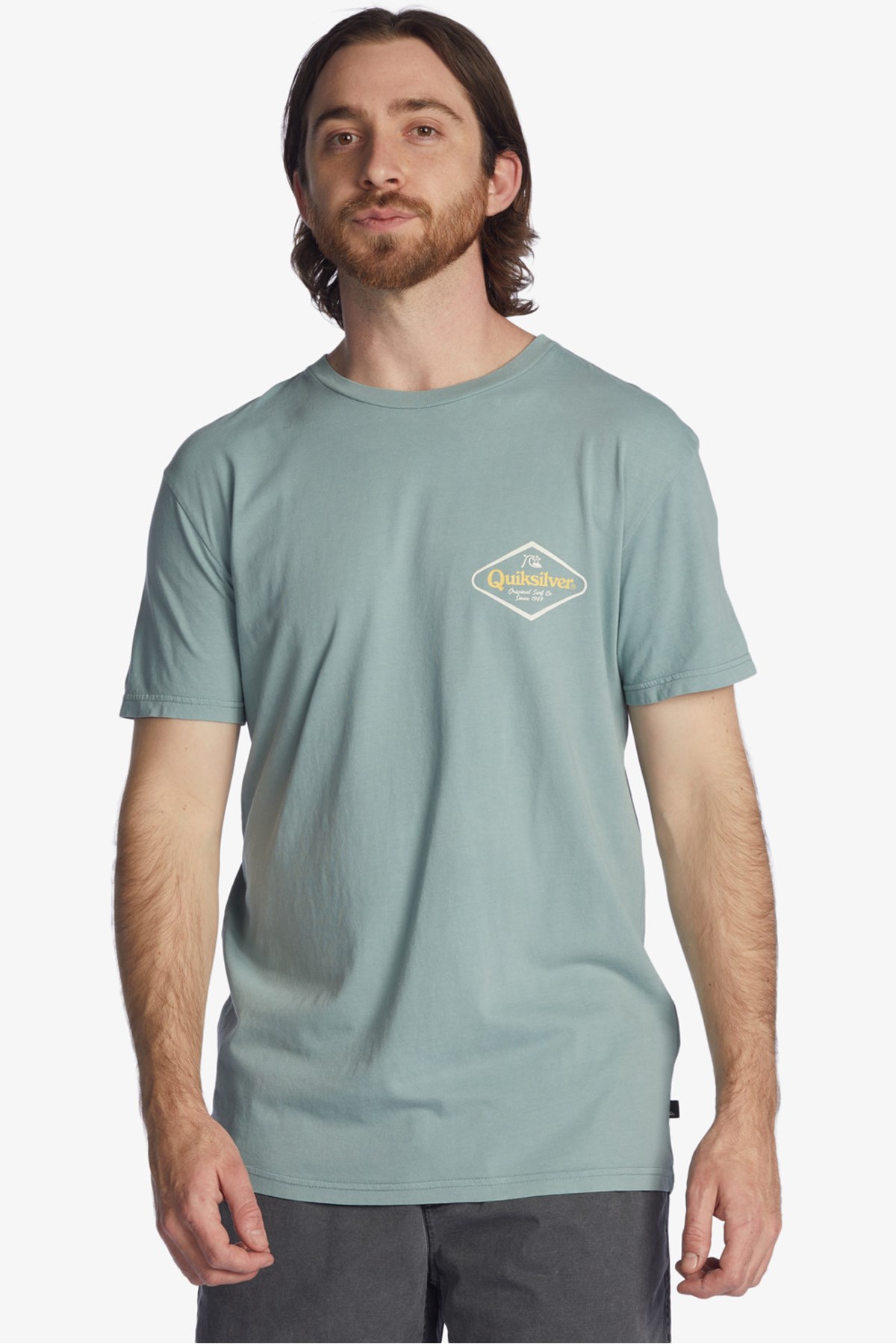Quiksilver Stir It Up Erkek Tişört EQYZT06699 Yeşil