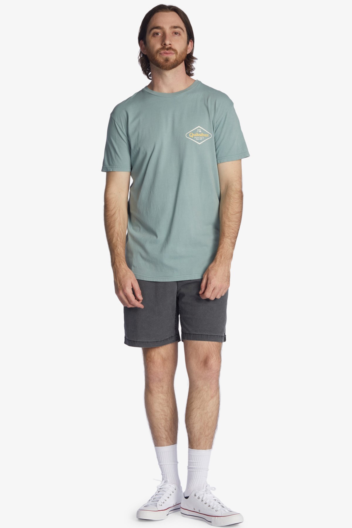 Quiksilver Stir It Up Erkek Tişört EQYZT06699 Yeşil