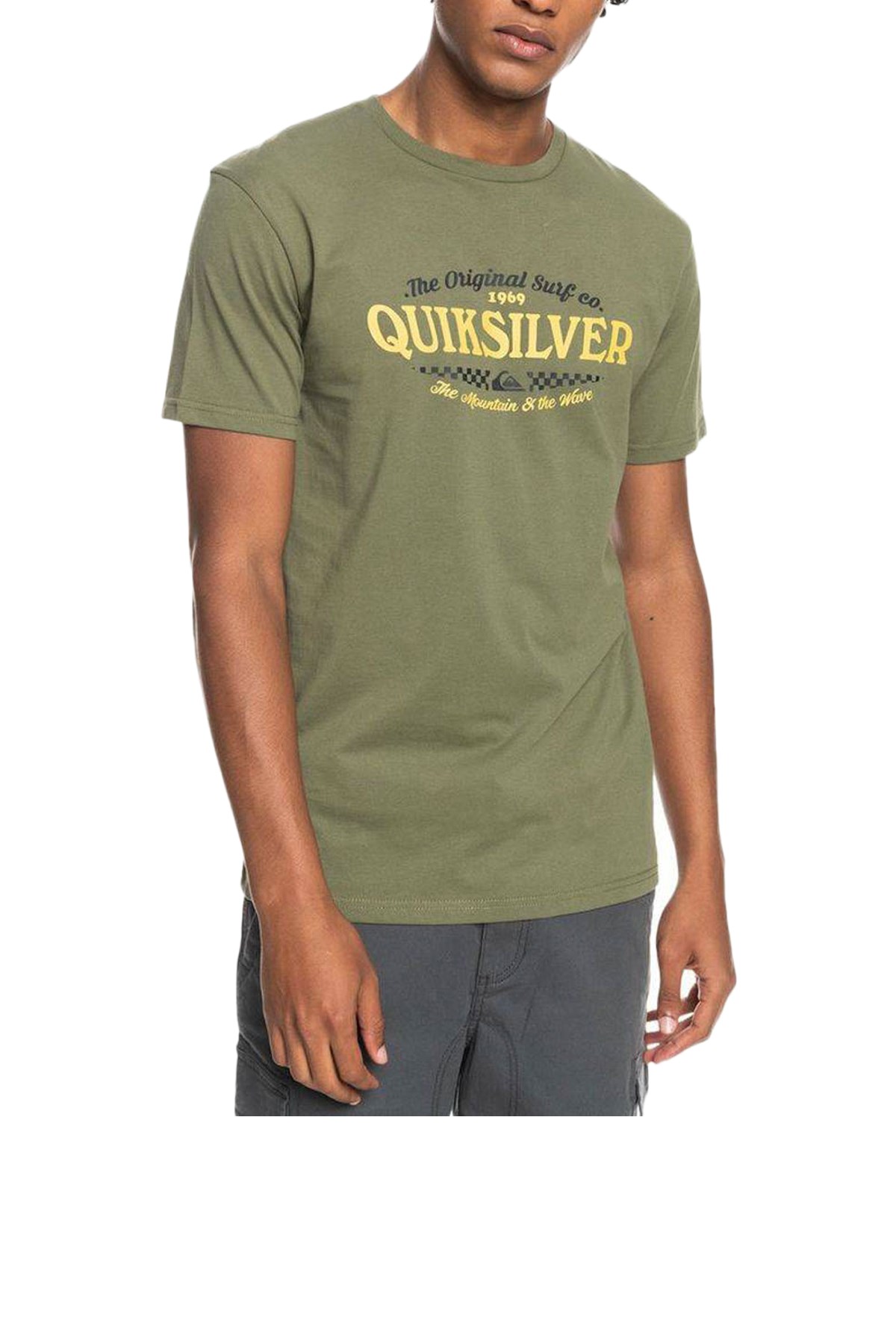 Quiksilver Border To Border Erkek Tişört EQYZT06709 Yeşil