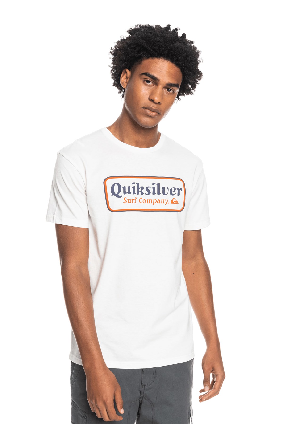 Quiksilver Border To Border Erkek Tişört EQYZT06709 Beyaz