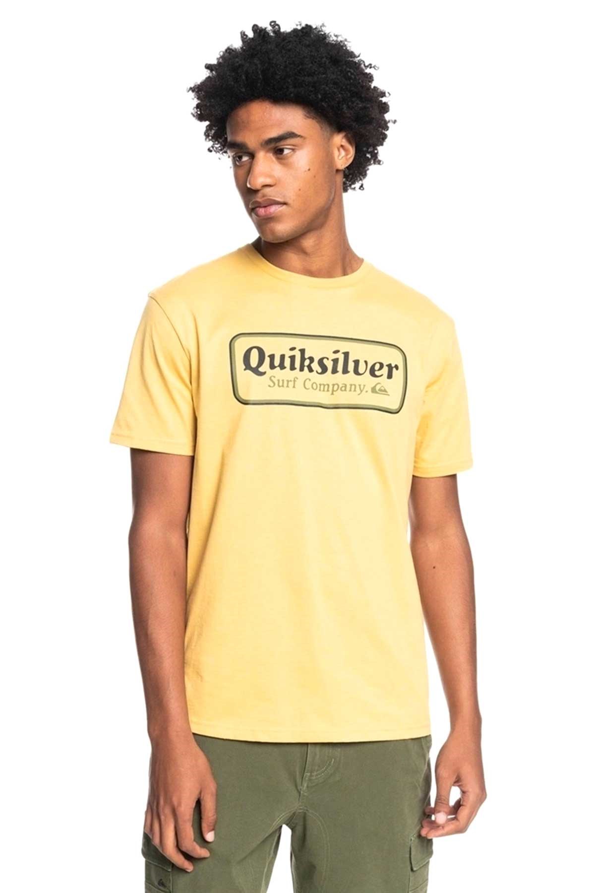 Quiksilver Border To Border Erkek Tişört EQYZT06709 Sarı