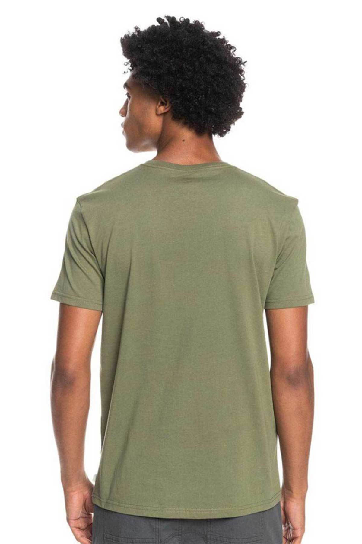 Quiksilver Check On It  Erkek Tişört EQYZT06710 Yeşil