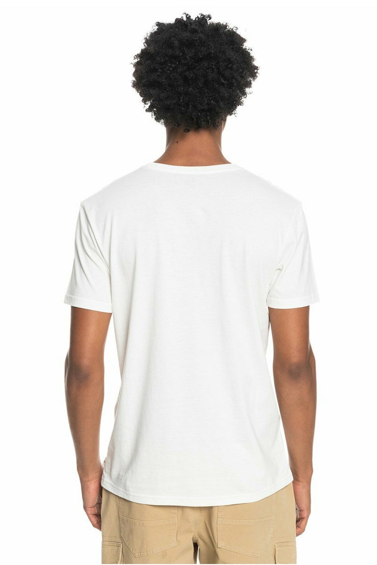 Quiksilver Check On It  Erkek Tişört EQYZT06710 Beyaz