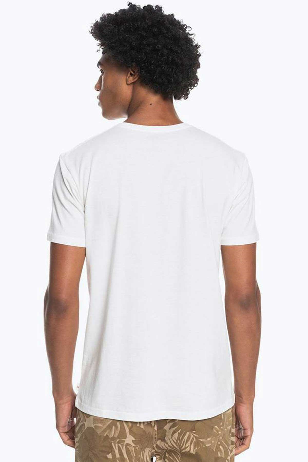 Quiksilver Silver Lining Erkek Tişört EQYZT06711 Beyaz