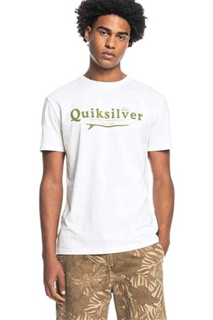Quiksilver Silver Lining Erkek Tişört EQYZT06711 Beyaz