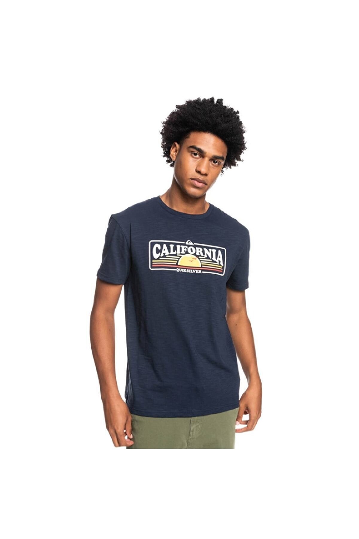 Quiksilver Ca Sunshine Erkek Tişört EQYZT06716 Lacivert