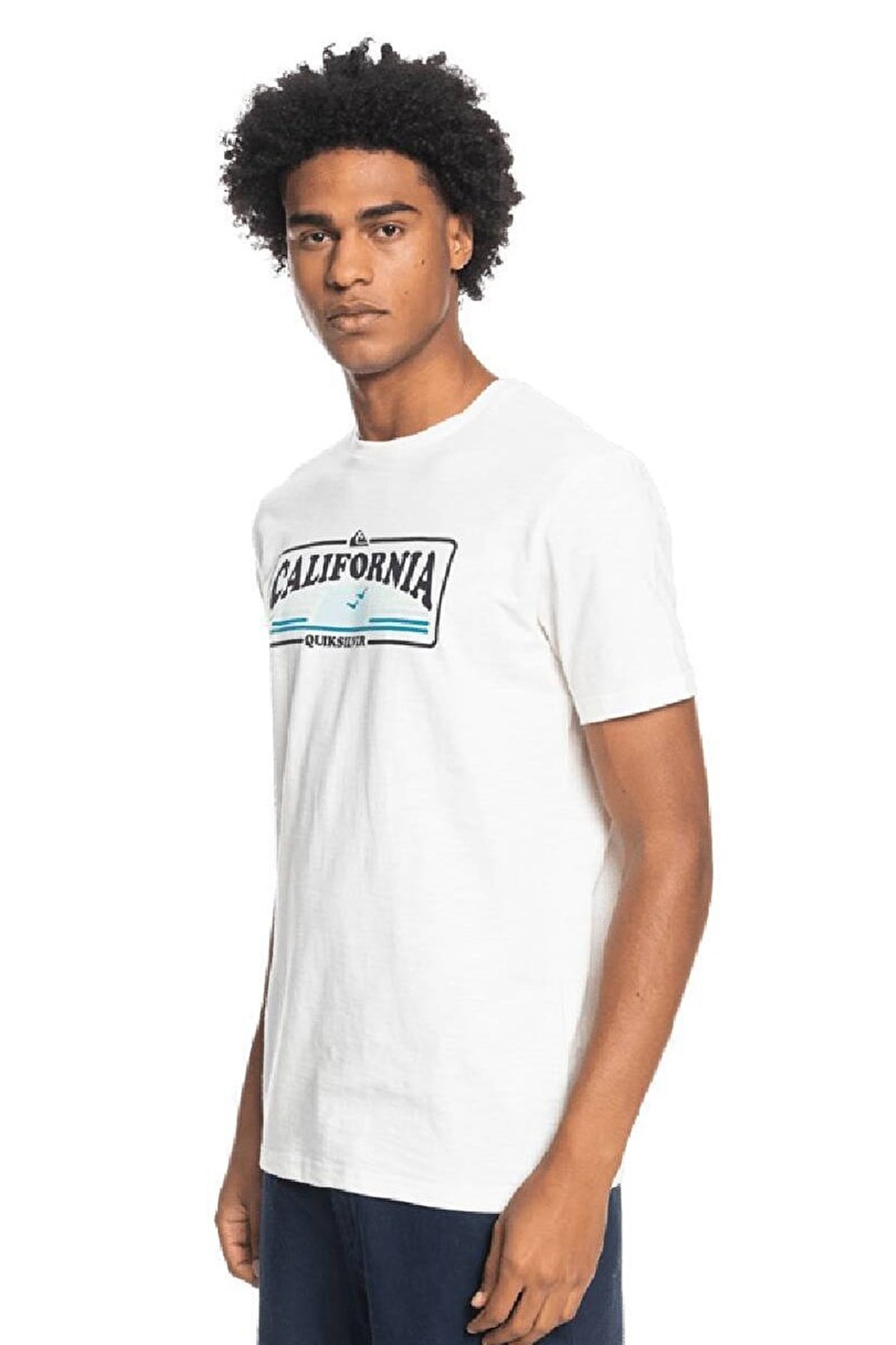 Quiksilver Ca Sunshine Erkek Tişört EQYZT06716 Beyaz