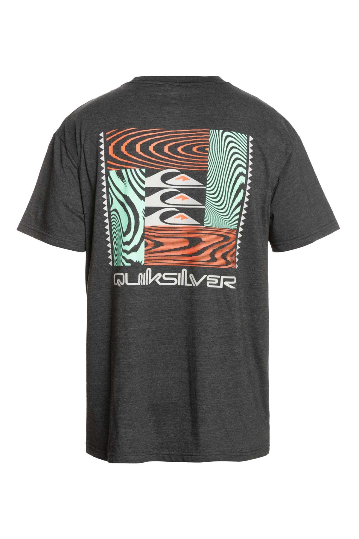Quiksilver Warped Patterns Erkek Tişört EQYZT07205-KTA0 Antrasit