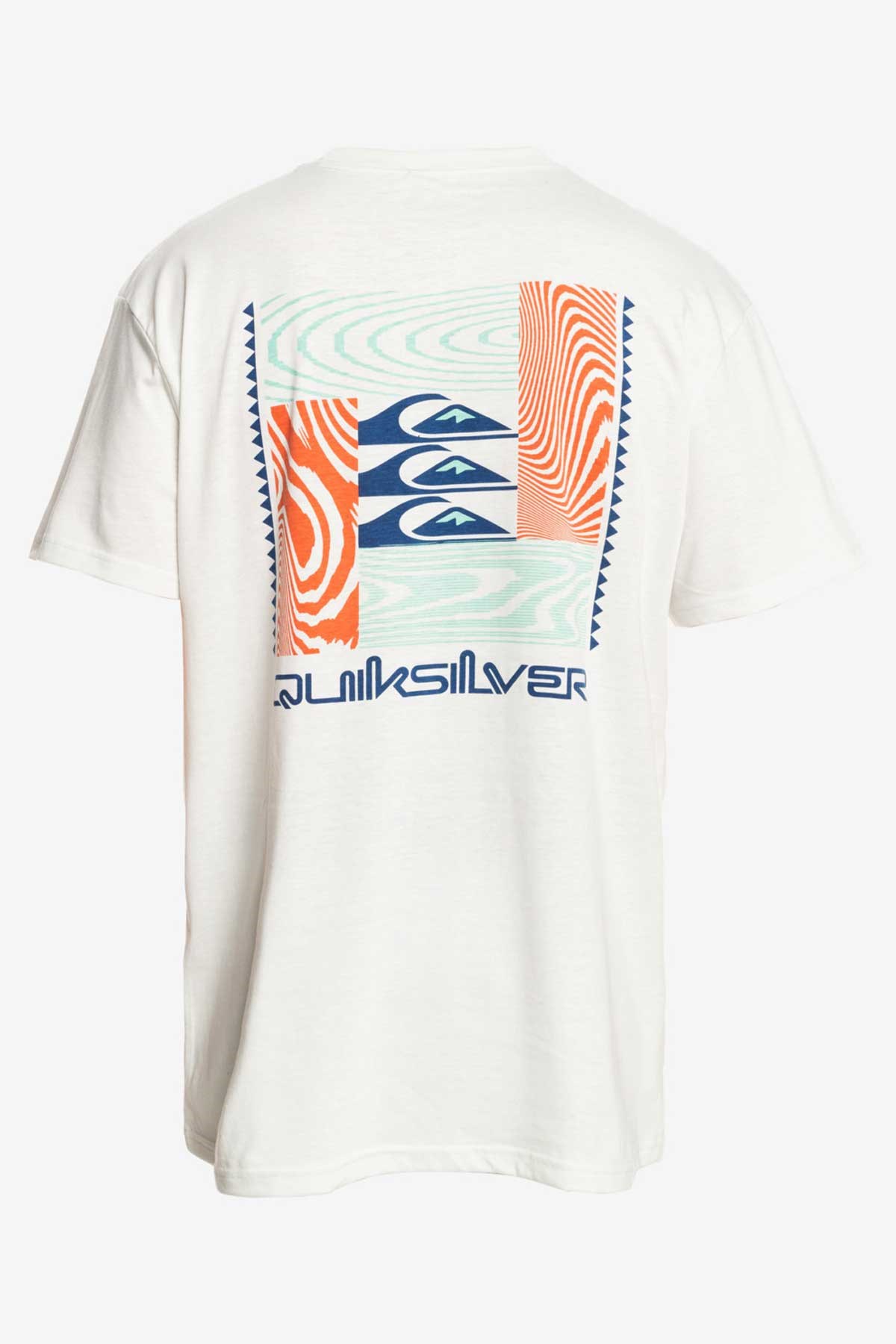 Quiksilver Warped Patterns Erkek Tişört EQYZT07205-WBK0 Beyaz