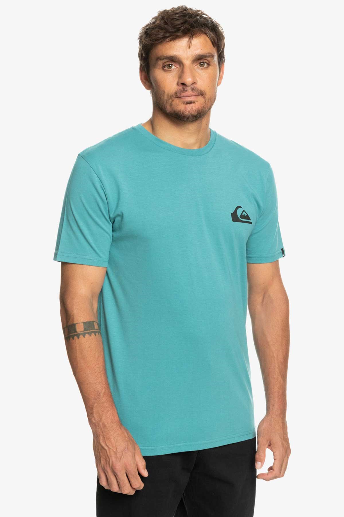 Quiksilver Mwminilogo Erkek Tişört EQYZT07215-BLZ0 Mavi
