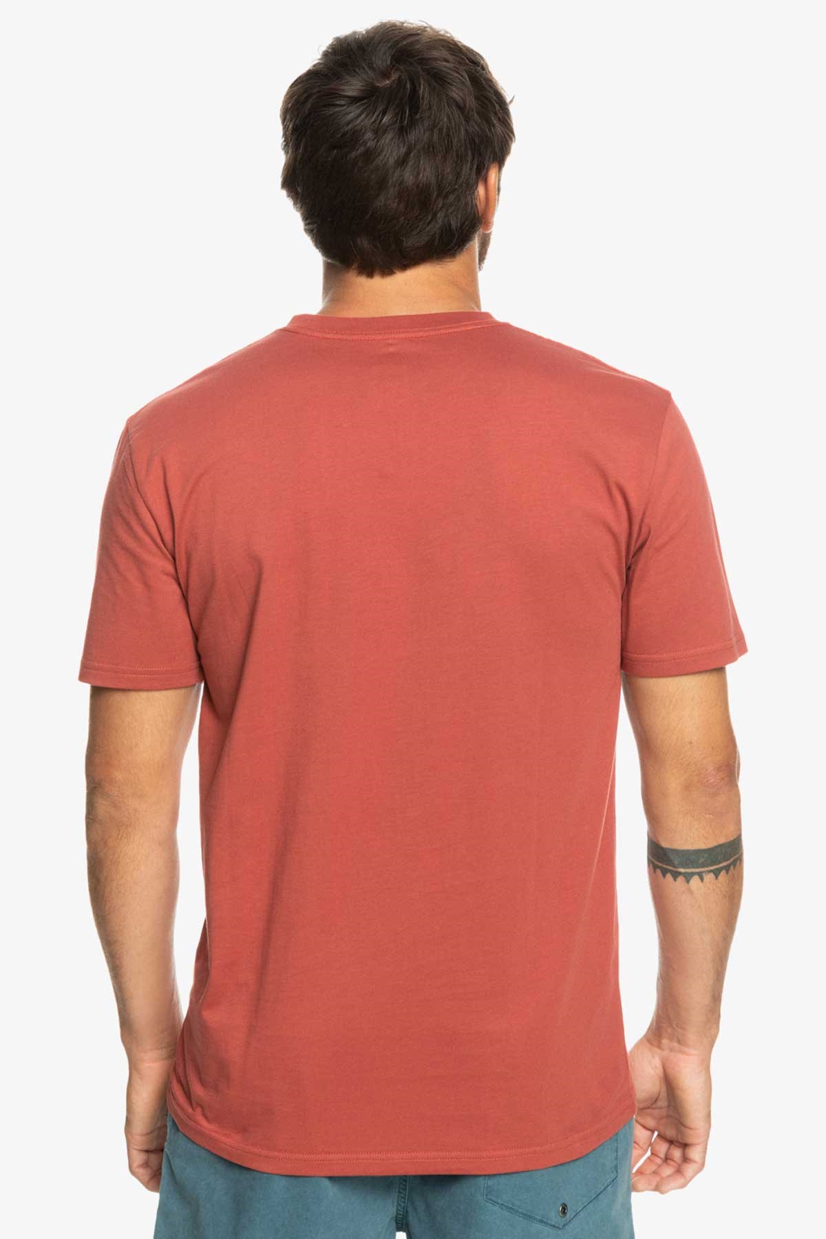 Quiksilver Mwminilogo Erkek Tişört EQYZT07215-MPD0 Kırmızı