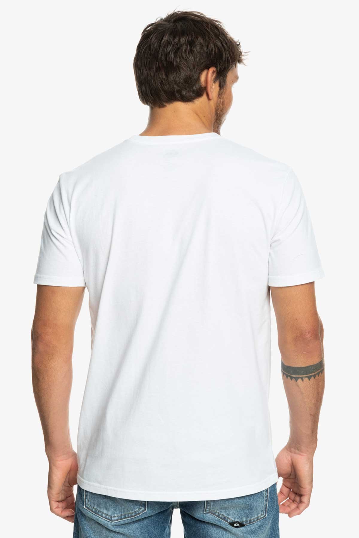 Quiksilver Mwminilogo Erkek Tişört EQYZT07215-WBB0 Beyaz