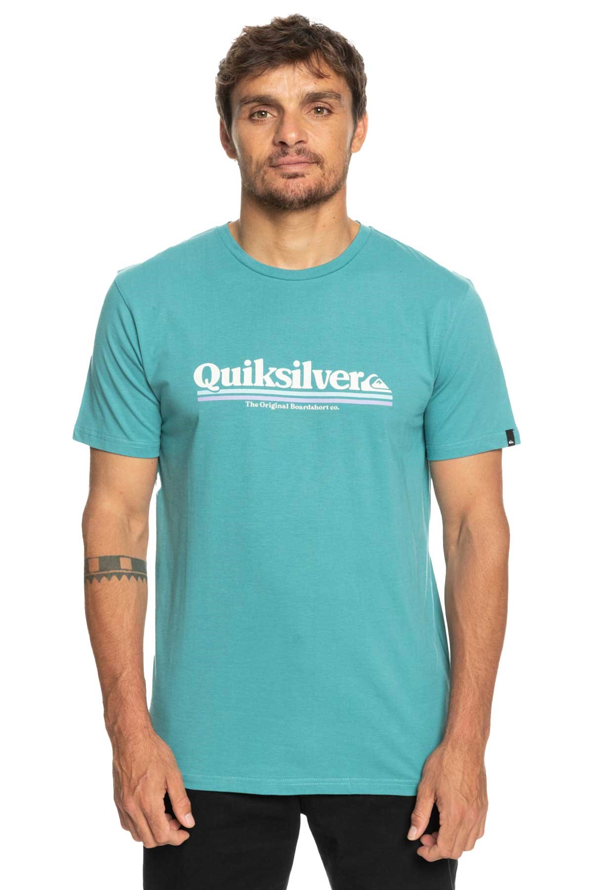 Quiksilver Betweenthelines Erkek Tişört EQYZT07216-BLZ0 Mavi