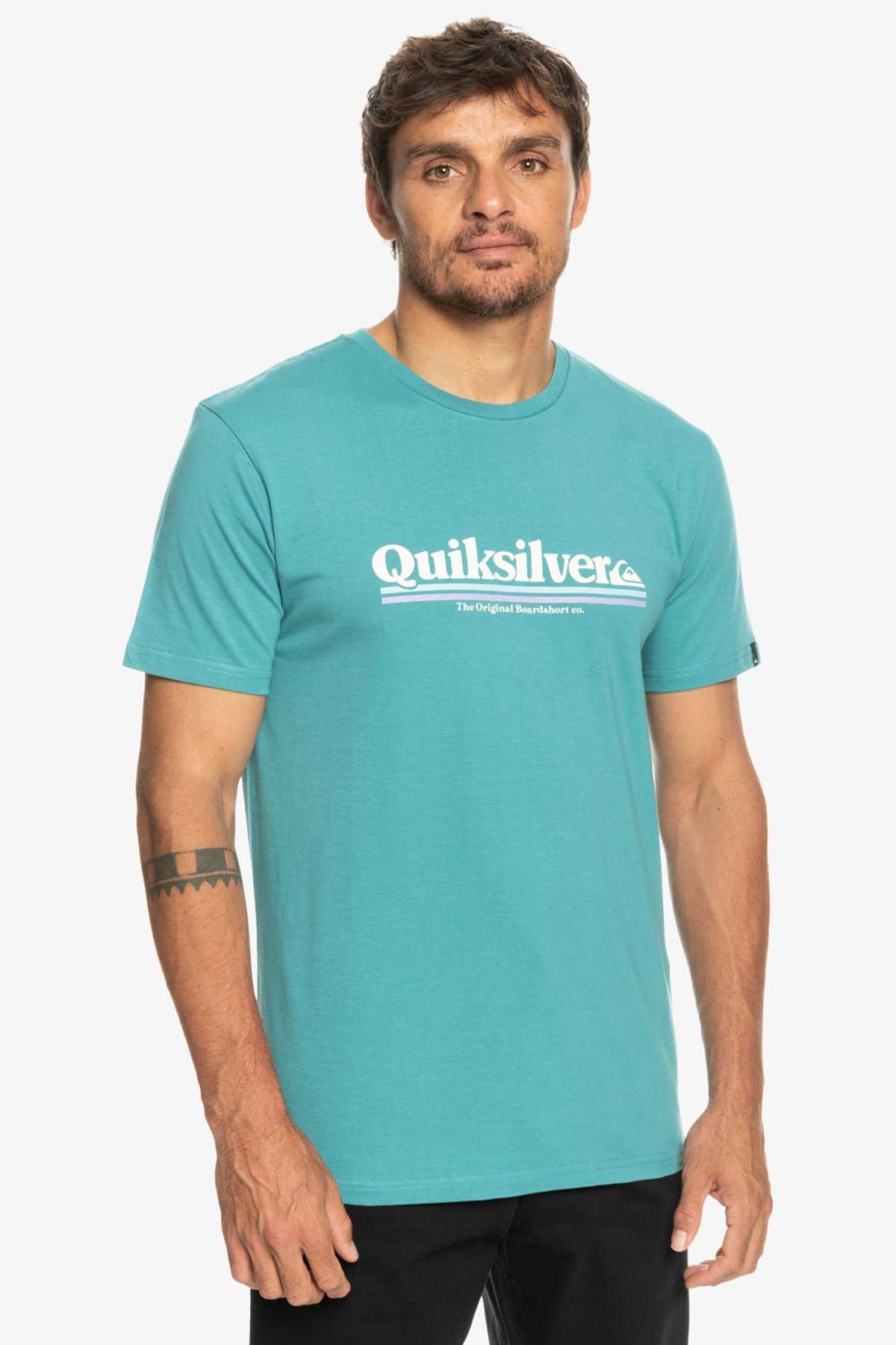 Quiksilver Betweenthelines Erkek Tişört EQYZT07216-BLZ0 Mavi