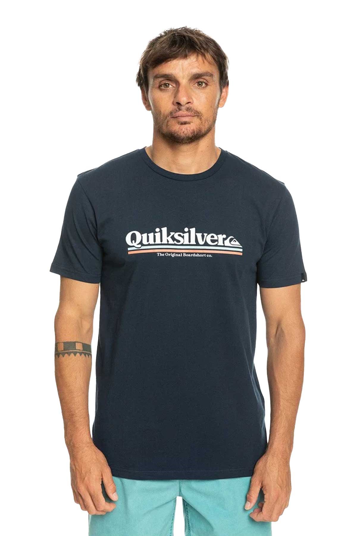 Quiksilver Betweenthelines Erkek Tişört EQYZT07216-BYJ0 Lacivert
