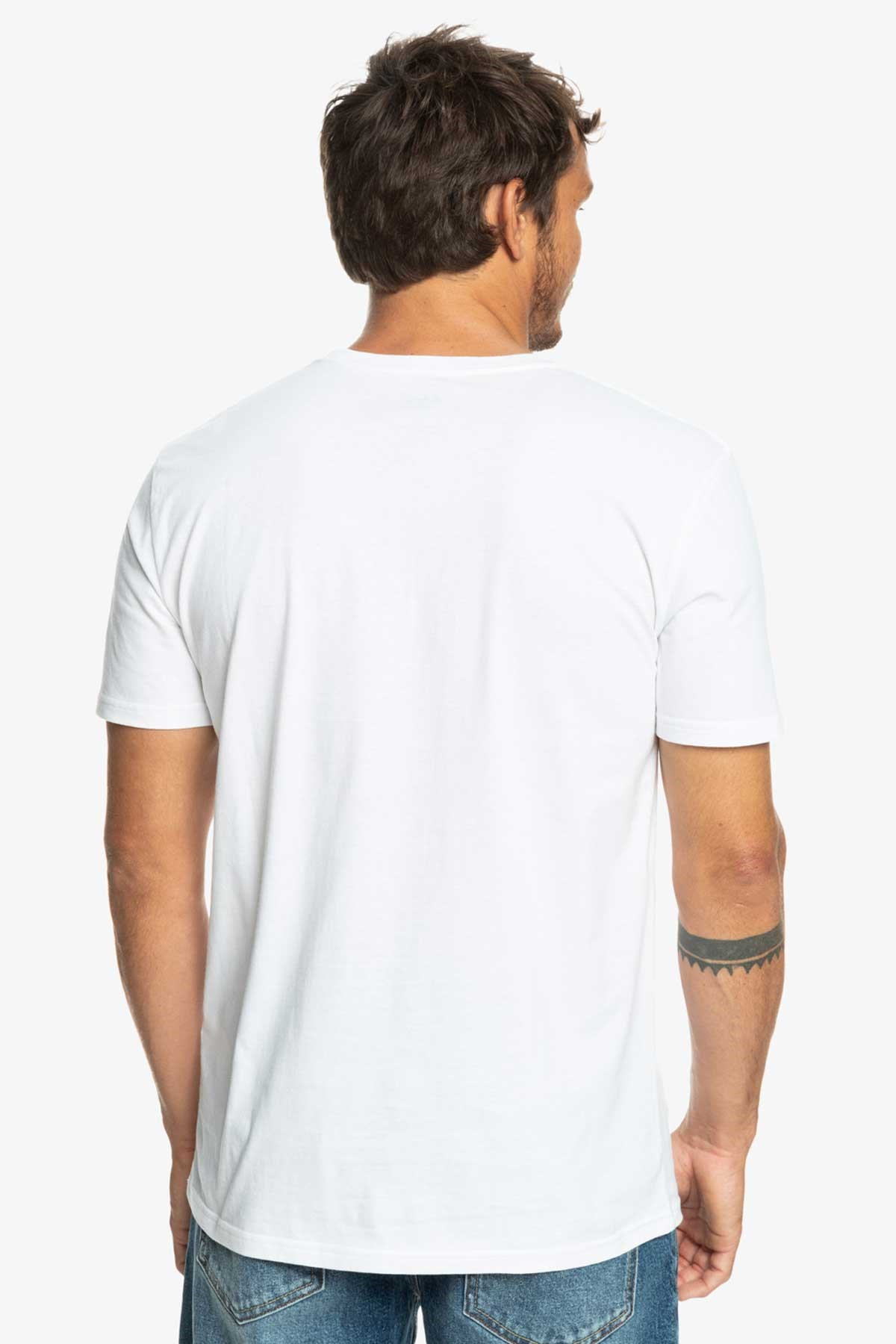 Quiksilver Betweenthelines Erkek Tişört EQYZT07216-WBB0 Beyaz