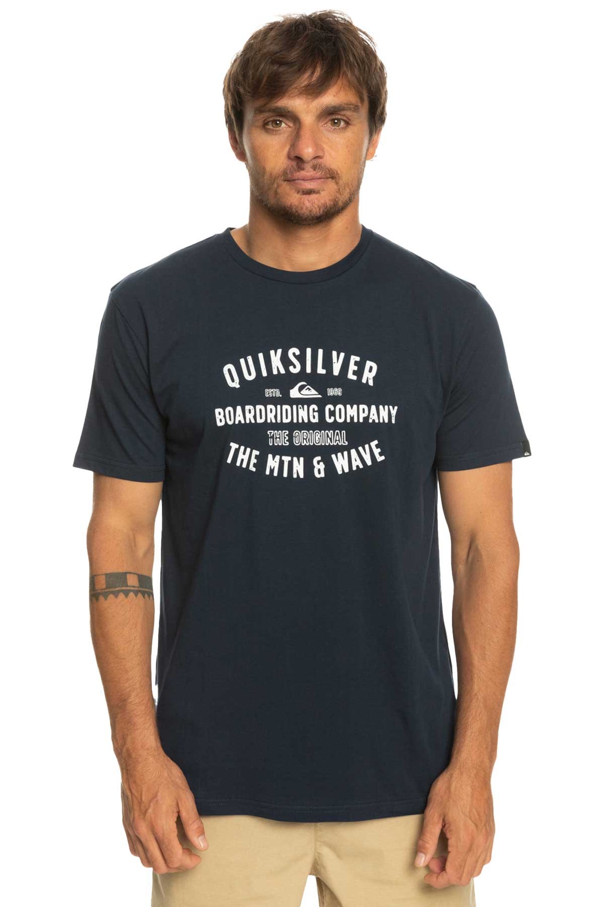 Quiksilver Qssurflockup Erkek Tişört EQYZT07218-BYJ0 Lacivert