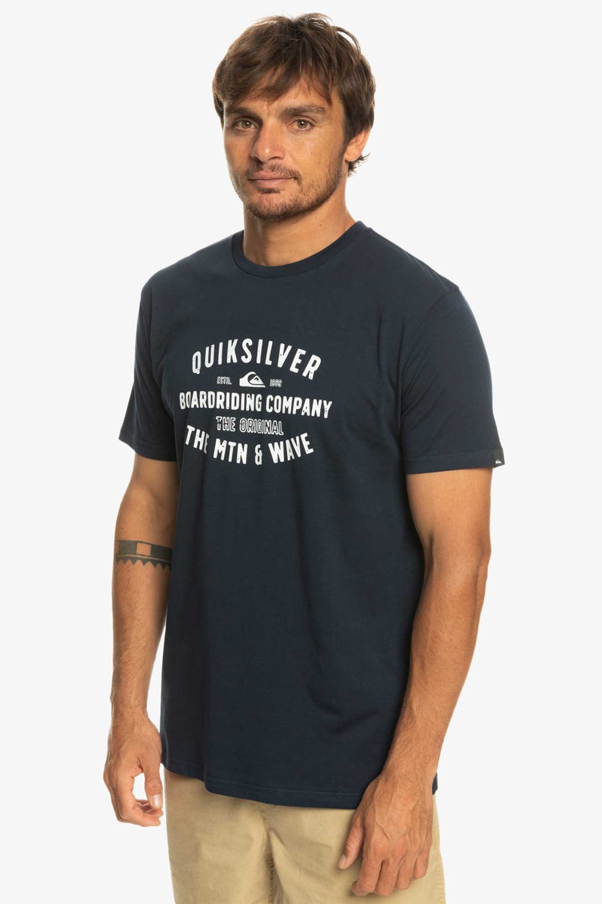Quiksilver Qssurflockup Erkek Tişört EQYZT07218-BYJ0 Lacivert