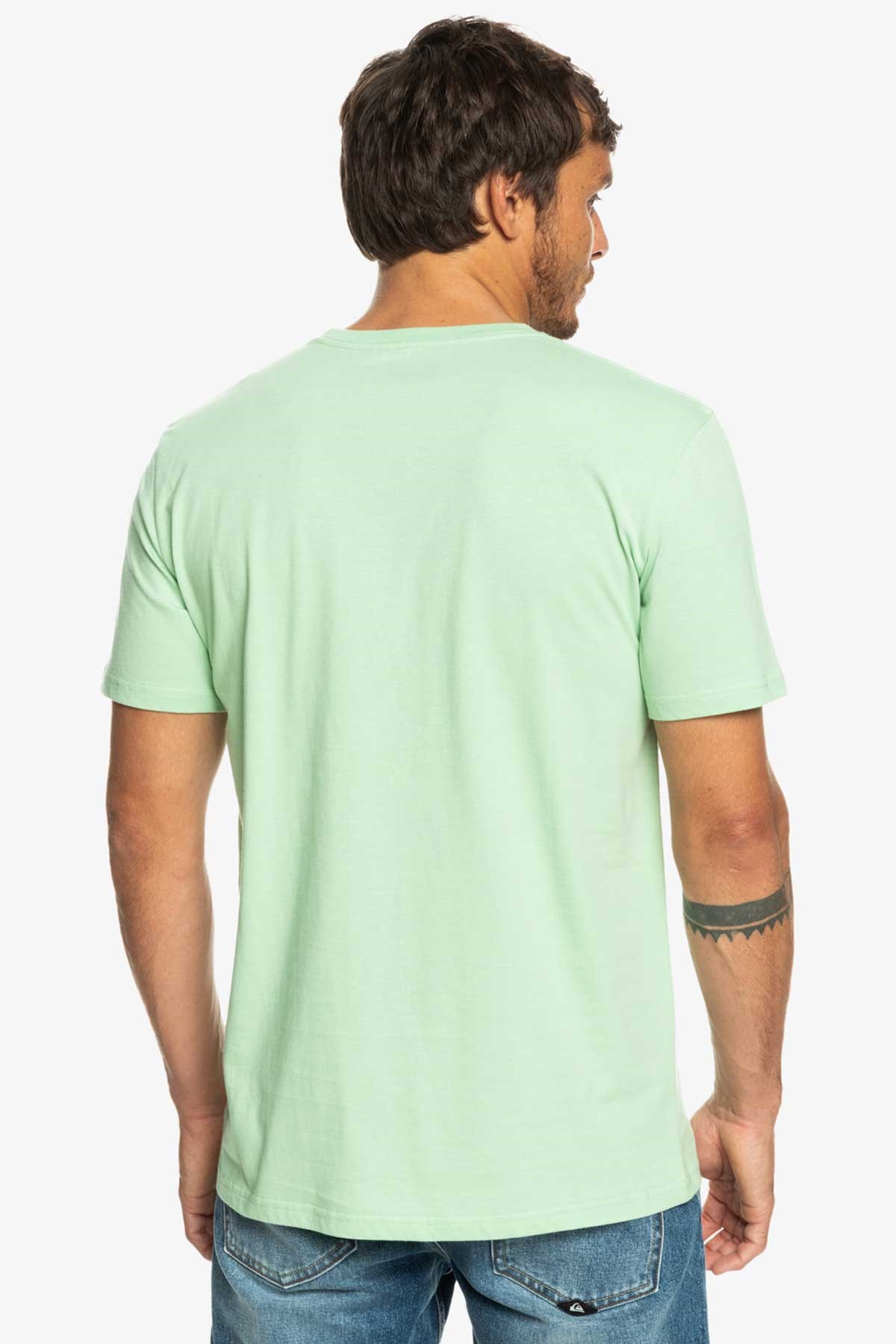 Quiksilver Qssurflockup Erkek Tişört EQYZT07218-GFE0 Yeşil