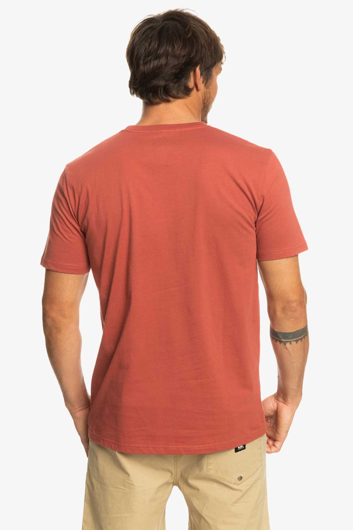 Quiksilver Qssurflockup Erkek Tişört EQYZT07218-MPD0 Kırmızı