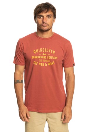 Quiksilver Qssurflockup Erkek Tişört EQYZT07218-MPD0 Kırmızı