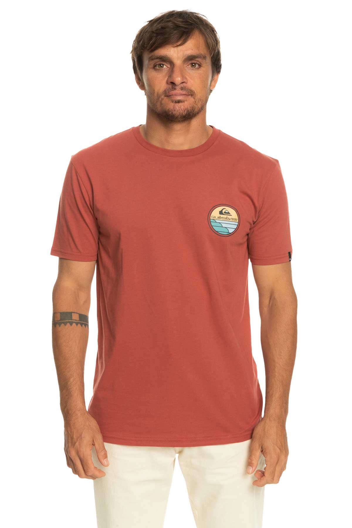 Quiksilver Scenicjourney Erkek Tişört EQYZT07219-MPD0 Kırmızı