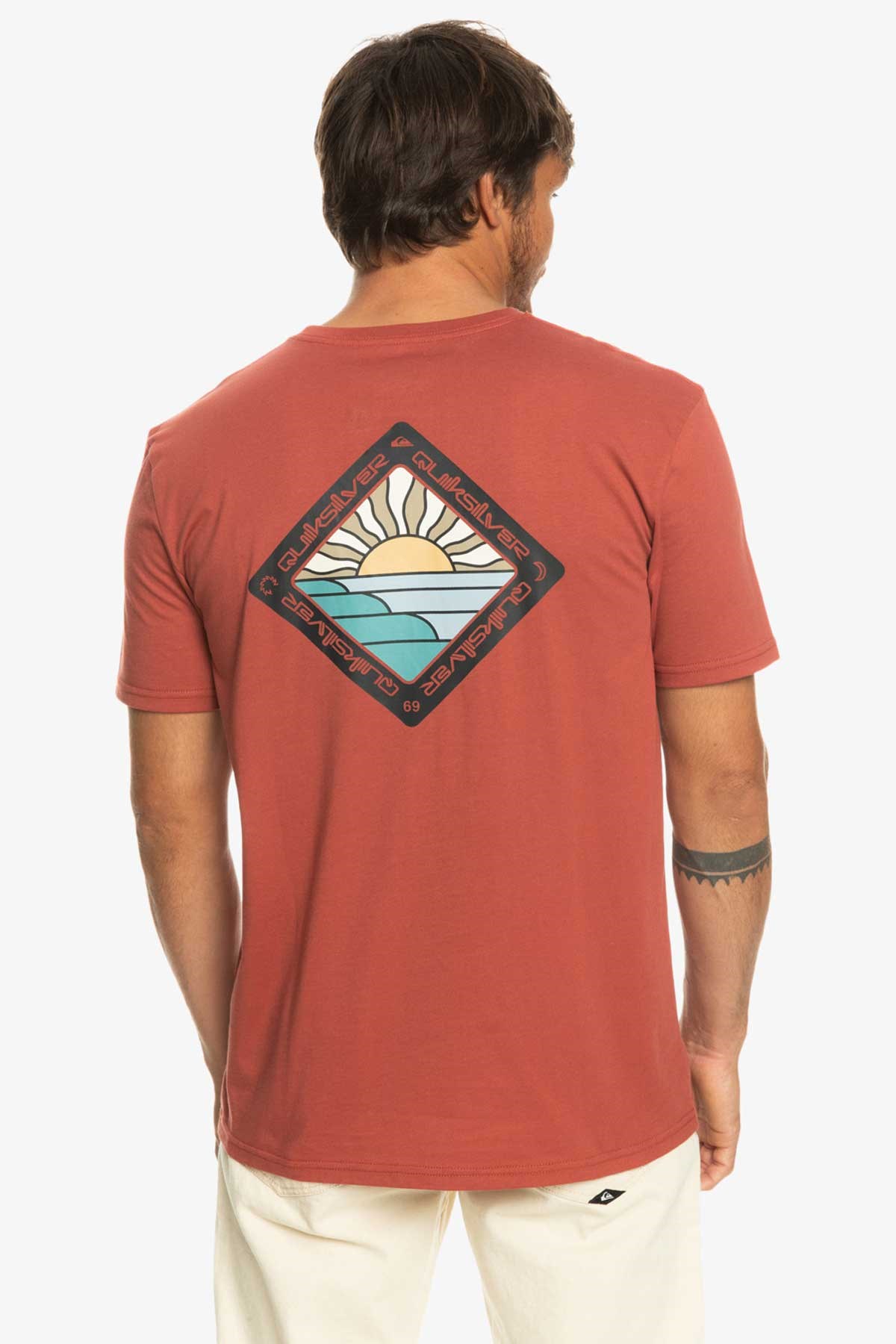 Quiksilver Scenicjourney Erkek Tişört EQYZT07219-MPD0 Kırmızı