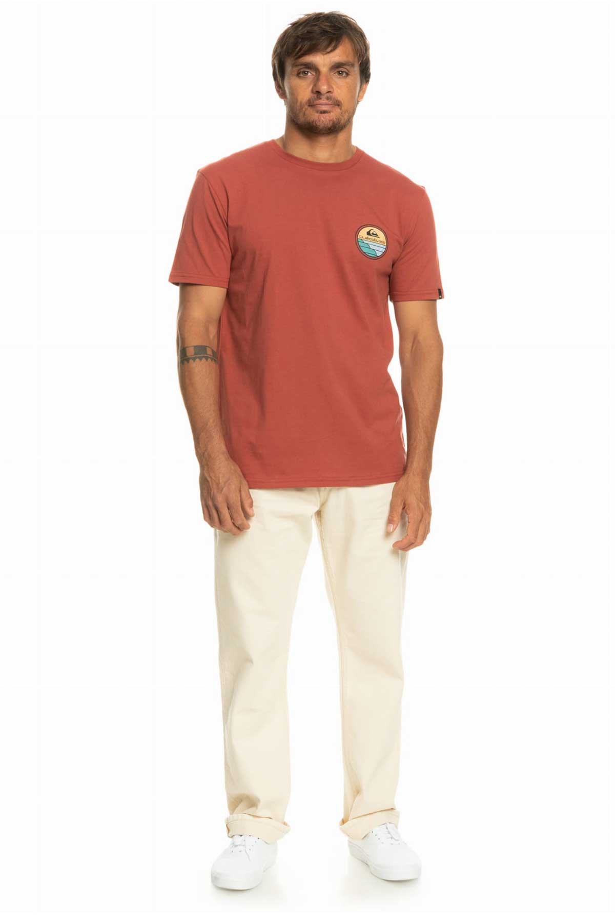 Quiksilver Scenicjourney Erkek Tişört EQYZT07219-MPD0 Kırmızı