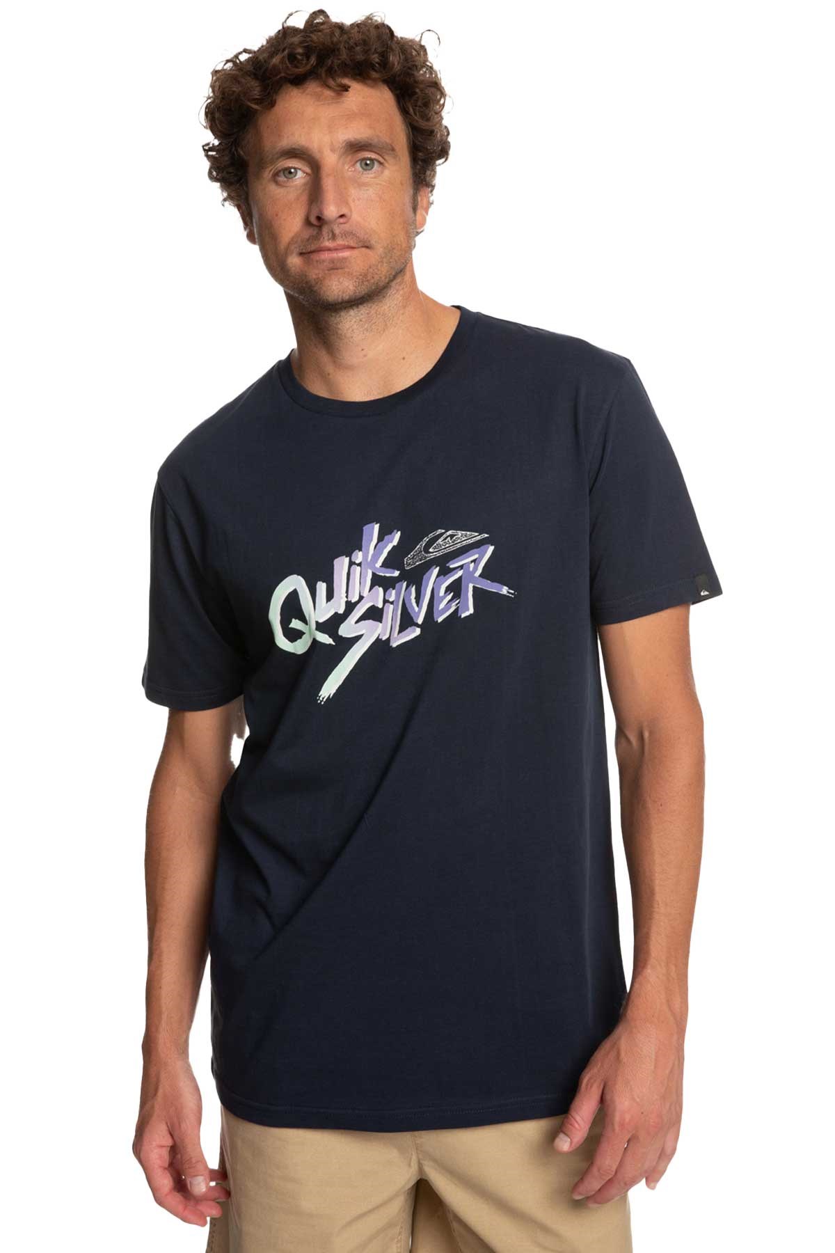 Quiksilver Signaturemove Erkek Tişört EQYZT07223-BYJ0 Lacivert