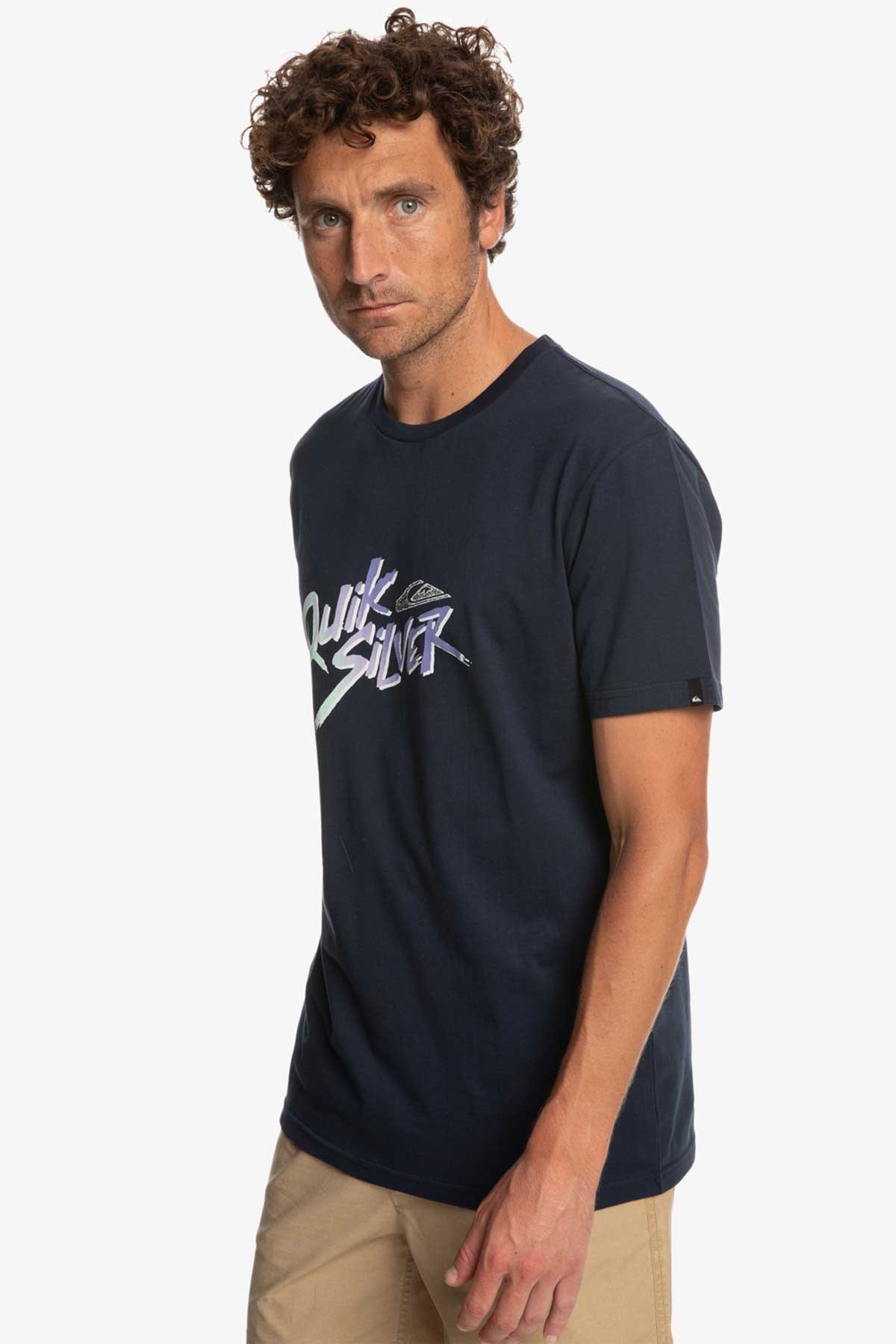 Quiksilver Signaturemove Erkek Tişört EQYZT07223-BYJ0 Lacivert