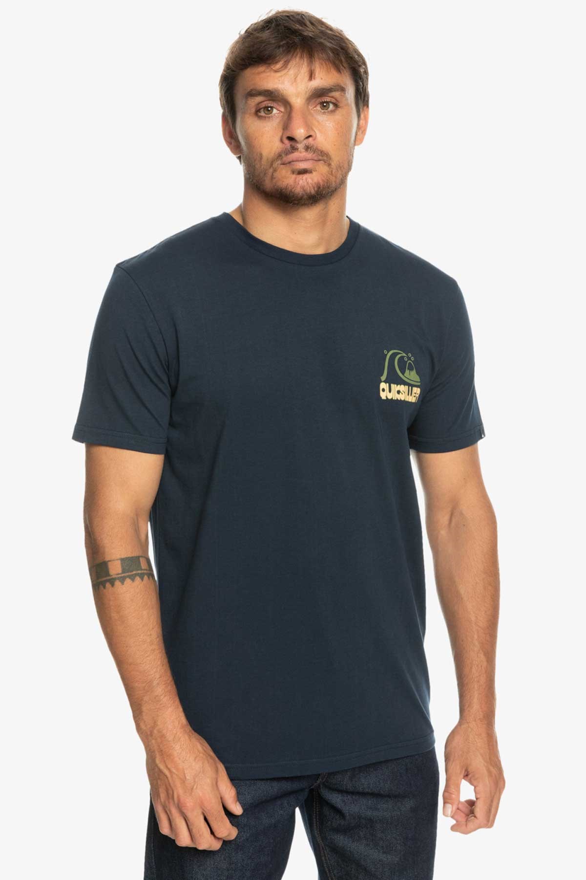 Quiksilver Riseshine Erkek Tişört EQYZT07225-BYJ0 Lacivert
