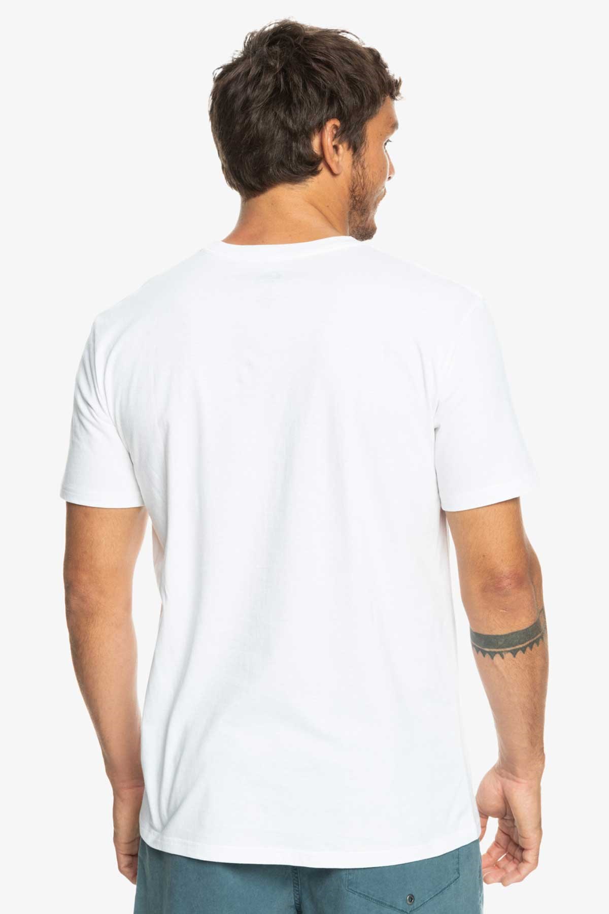 Quiksilver inshapes Erkek Tişört EQYZT07227-WBB0 Beyaz